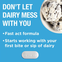 (2 pack) Lactaid Fast Act Lactose Intolerance Caplets, 12 Travel Packs of 1-ct.
