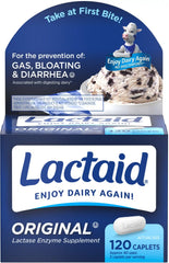 LACTAID Original Caplets 120 ea (Pack of 4)