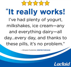 LACTAID Original Caplets 120 ea (Pack of 2)
